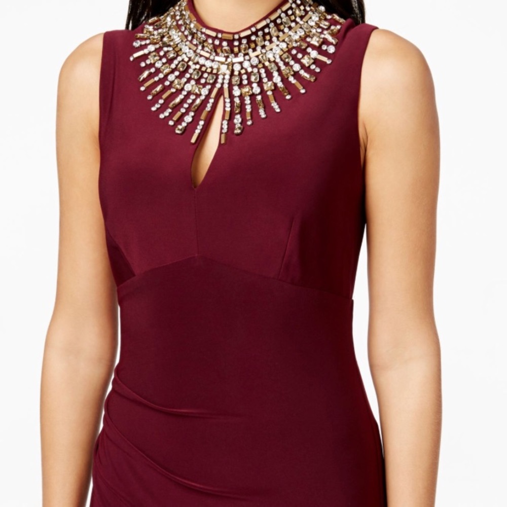 NWT  Burgundy Vince Camuto Gown